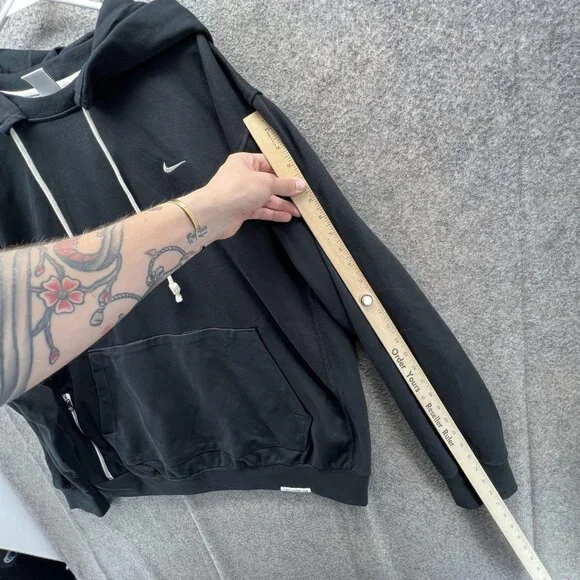 Nike Standard Issue Hoodie Mens XL Black Dri-FIT Pullover Fleece Sweatshirt - Picture 7 of 13